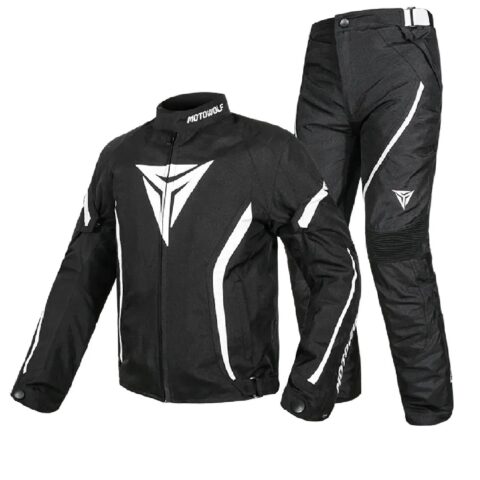 FOUR SEASON RIDING JACKET AND PANTS WITH PROTECTION PAD