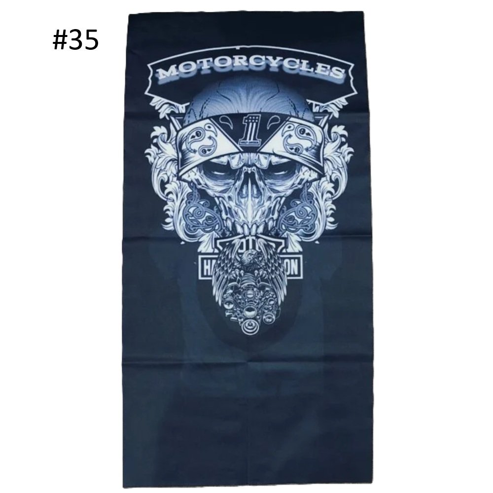 Balaclava Face Mask Shield Headkerchief Ice Silk High Quality Print - Image 34