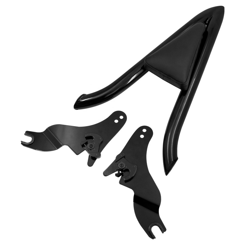 09-23 Touring Touring Meathook Sissy Bar Backrest Long Bar Black - Image 2