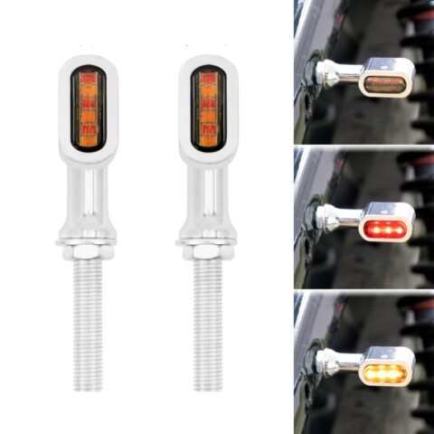 3in1 Universal Rear Mini LED Tail Light Running Light Brake Light