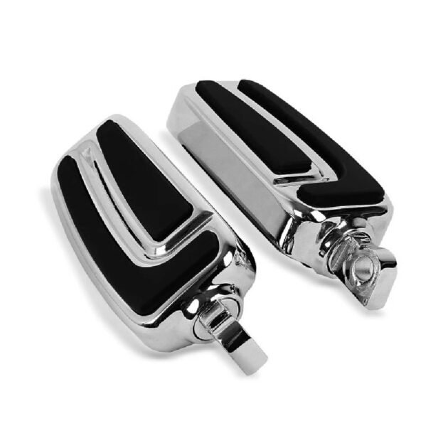 Airflow Style Male Mount Footpegs For Harley