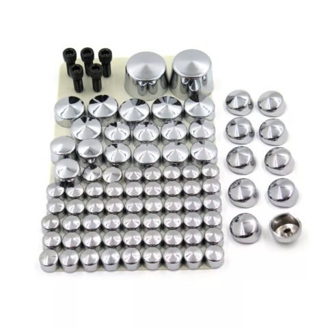 ABS Plastic Bolt Toppers Kit for Softail 07 to 17 Chrome
