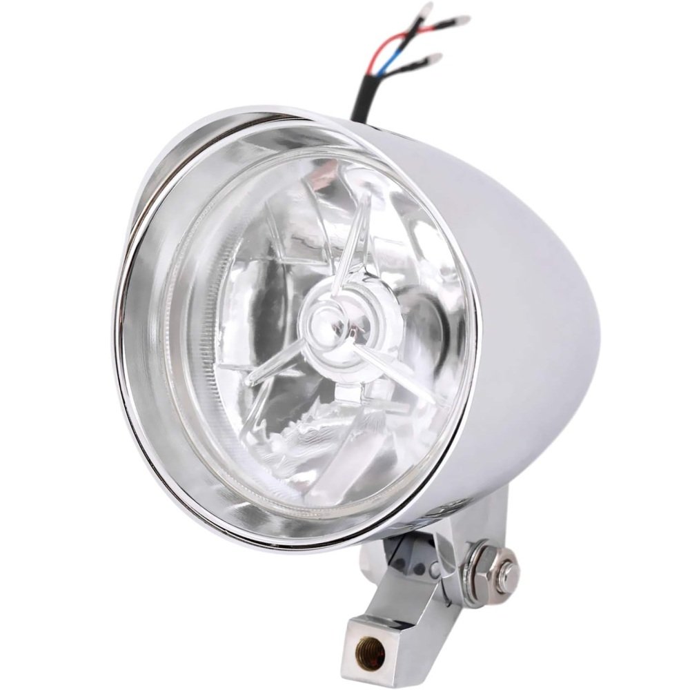 4.5" Headlight Lamp For Bobber Chopper Cruiser Custom