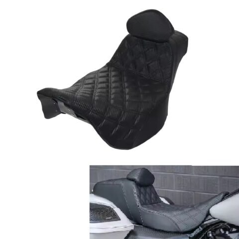 09-2023 Touring Club Style Seat Equipped with Driver Backrest fits Harley Touring
