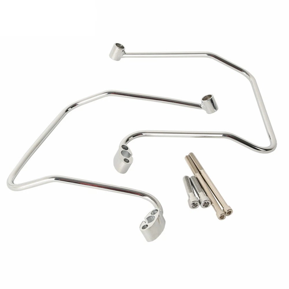 06-13 Dyna Saddlebag Support Steel Brackets