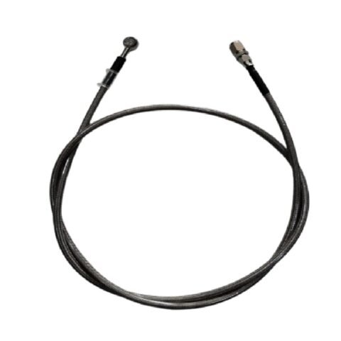 120-130-140-150cm AN3 to Banjo 10mm Hole Size Silver Braided PTFE Nylon Brake Line Silver Universal Fitment