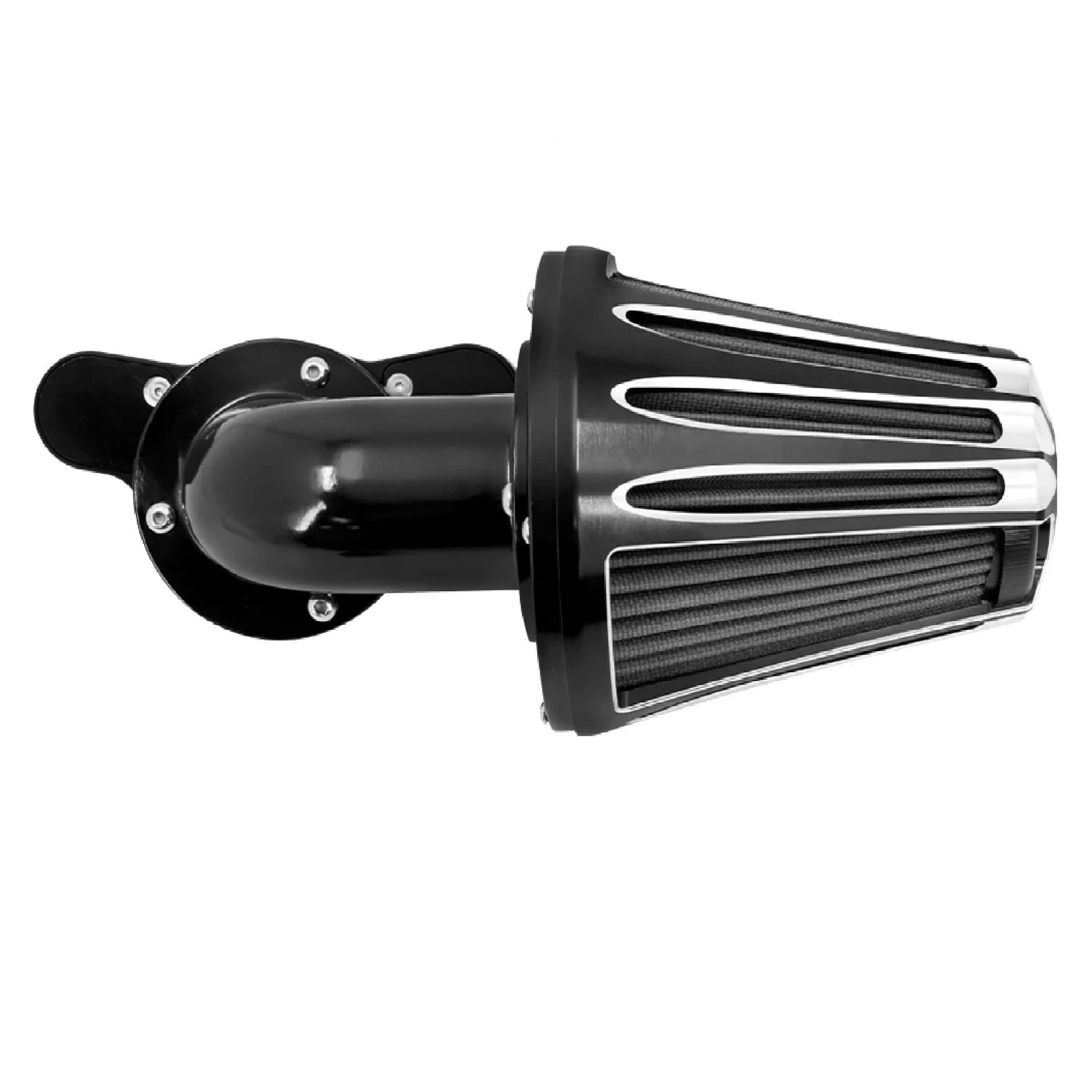 Skull Air Cleaner Intake Filter – Fits Harley-Davidson Sportster XL 1200/883, Billet Aluminum