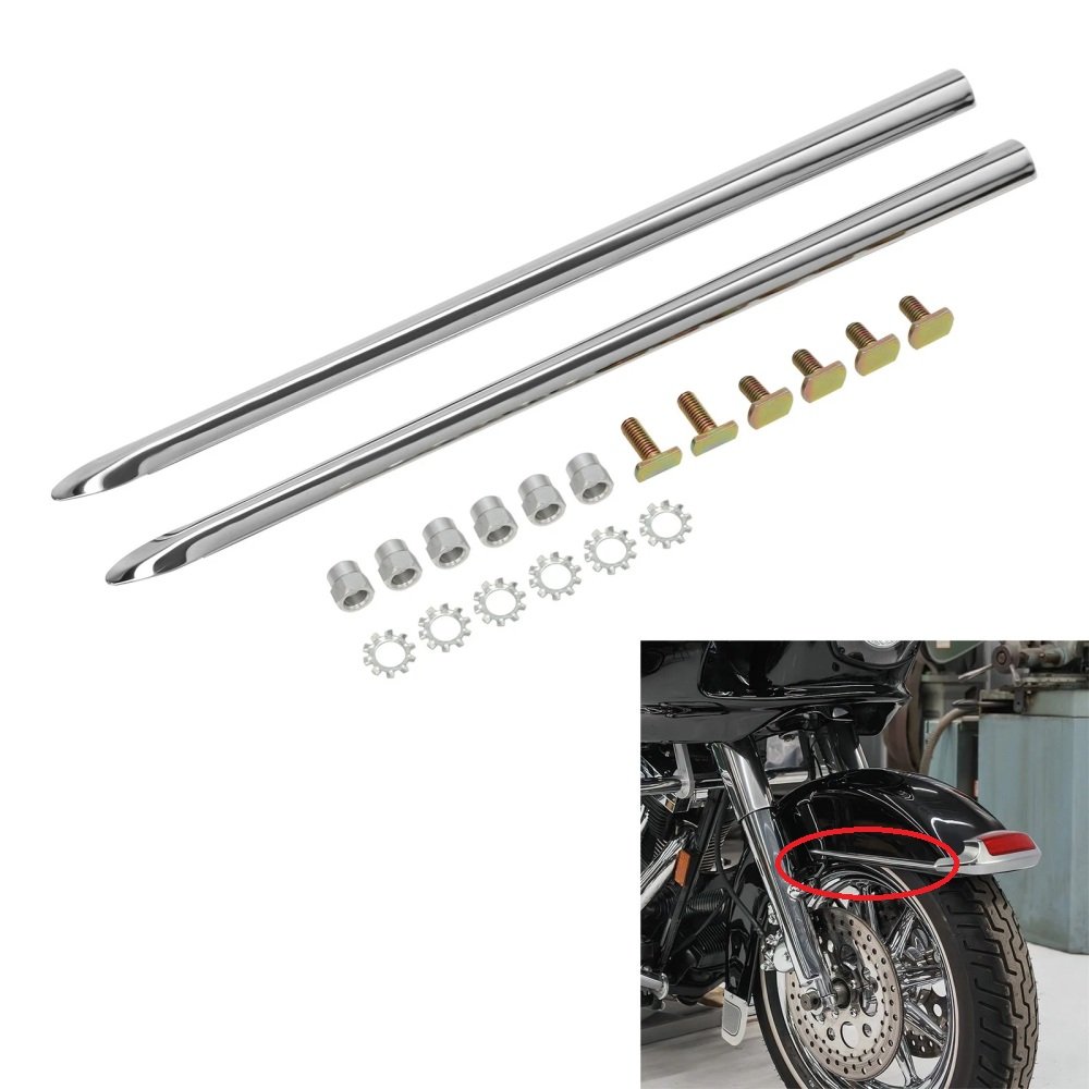 Front Fender Trim 86 - 17 Softail 82 - 13 Touring Harley Motorcycle - Image 3