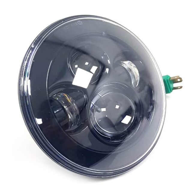 7 Inch LED Headlight Daymaker Black for Harley - Image 3