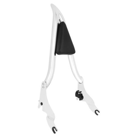 09-24 Touring Touring Meathook Sissybar Backrest Long Bar Chrome