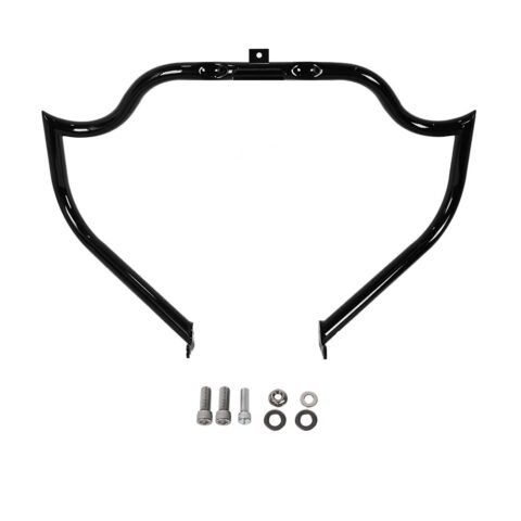 00-17 Softail Harley Engine Guard Meathook Style Black