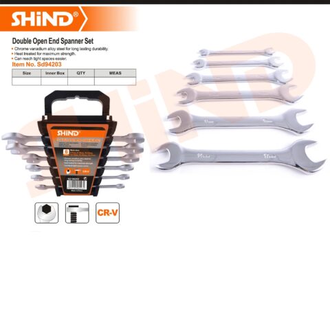 6 pcs Double Open End Spanner Wrench Set Tool set