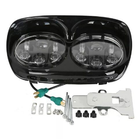 04-13 Road Glide LED Day Maker Headlight Black