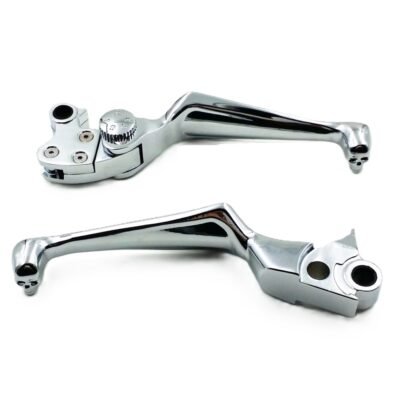 96-14 Softail Dyna Sportster Touring Adjustable Brake Lever with Clutch Safety Switch Trigger by SMA
