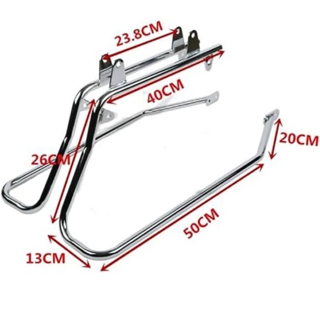01-17 Softail Hard Saddlebag Mounting Conversion Bracket - Image 3