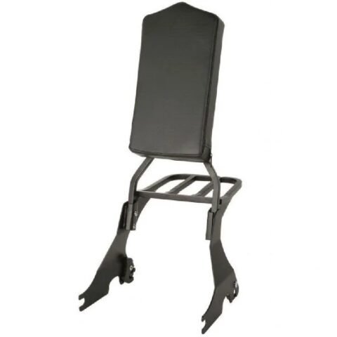Sportster 04 to 20 Detachable Backrest Sissy Bar With Luggage Rack