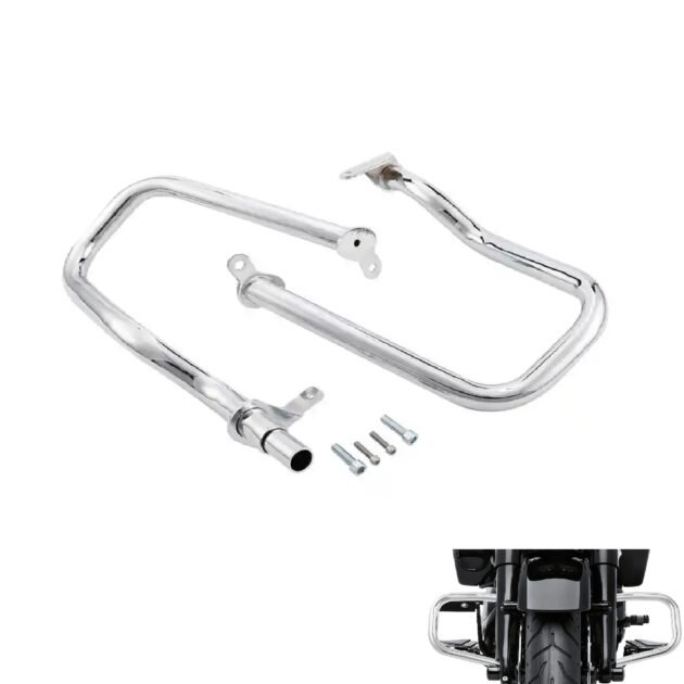 14-23 Street Glide Road King Chopped Engine Guard Crash Bar Chrome