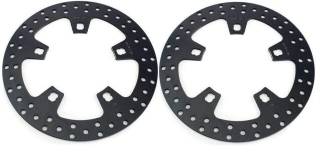 14-Up Touring Harley Front Rotor Disc Black Pair - Image 2