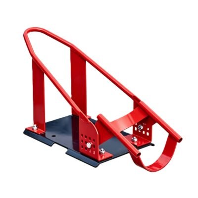 Motorcycle Front Wheel Chock Stand Trailer Stand Red