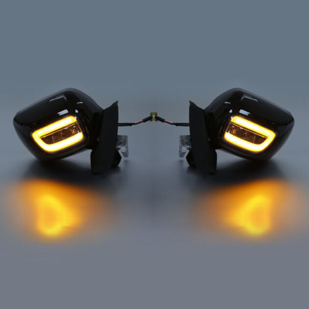 01-17 Goldwing LED Rearview Mirrors LED Turn Signals For Honda Goldwing 1800 F6B - Image 4