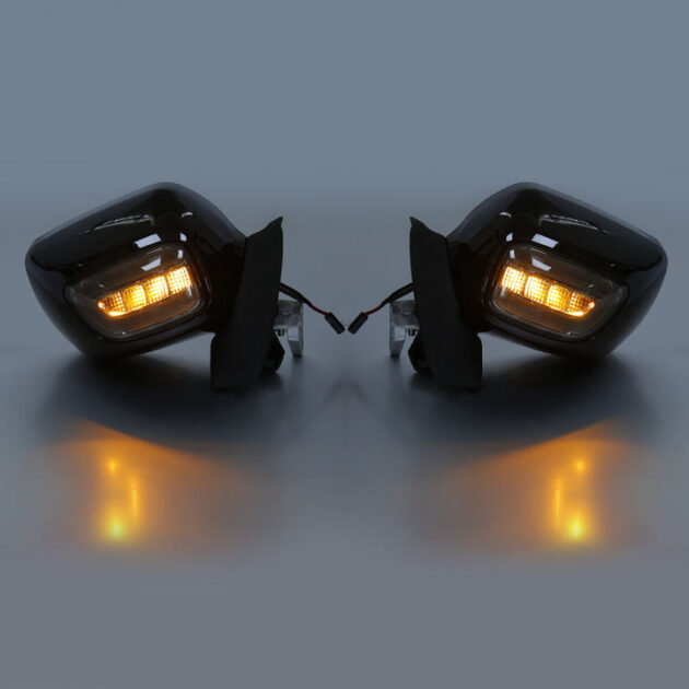 01-17 Goldwing LED Rearview Mirrors LED Turn Signals For Honda Goldwing 1800 F6B - Image 3