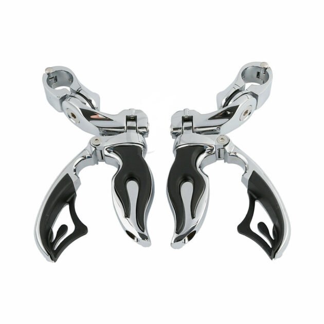 Adjustable Highway Foot Peg fits 32mm Diameter Motorcycle Engine Guards - Image 2
