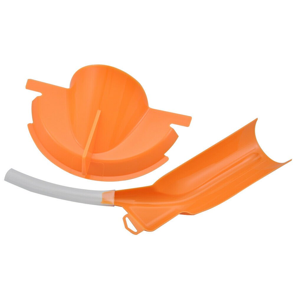 YHMTIVTU Orange Oil Filter & Primary Fill Funnel Set For Harley Touring – Drip-Free Design