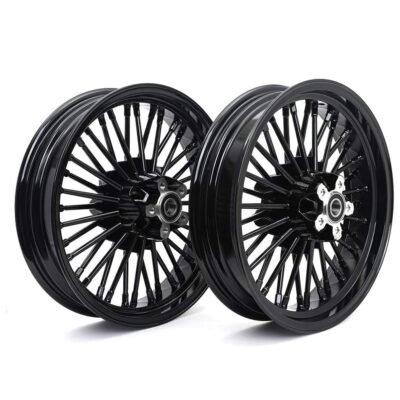 16x3.5" Front Rear CNC Anodized Fat Spokes Wheel Fits Sportster