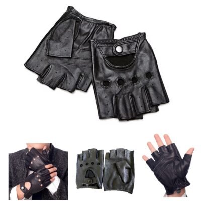 Half Finger Gloves Sheepskin