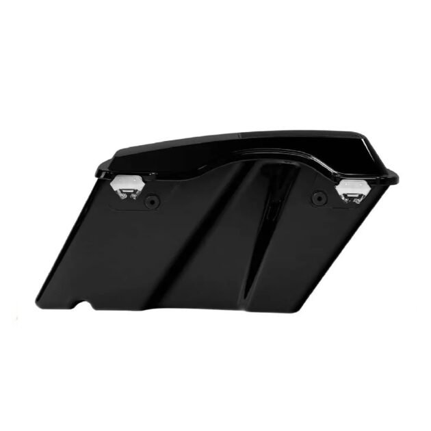 93-13 Touring Harley Standard Hard Saddlebags With Speakers Lids Cut - Image 4