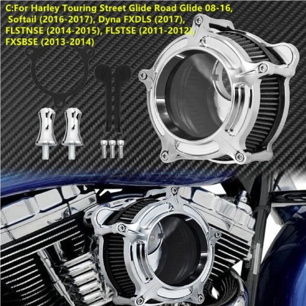 08-16 Touring Air Filter Kit fits Harley Touring Softail Dyna Motorcycle - Image 2