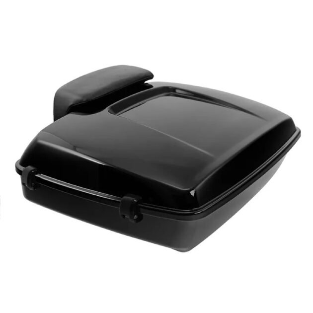 10.7" Deep Chopped Trunk + Backrest Pad + Trunk Mat Fit For Harley Touring - Image 3