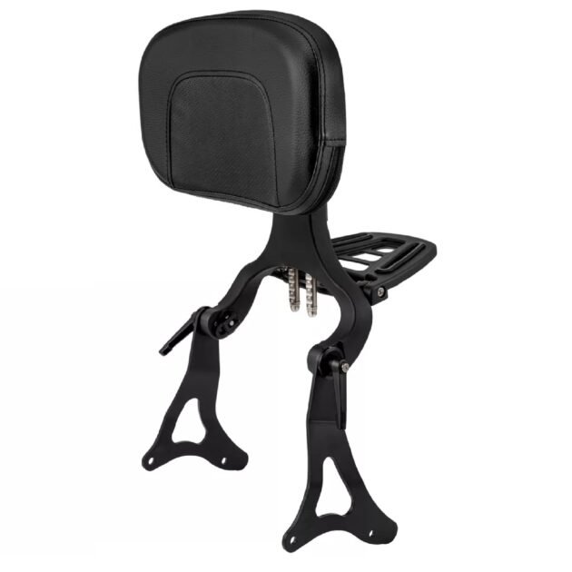 14-24 Harley Touring Driver Passenger Backrest Black fits Road King Street Glide Road Glide