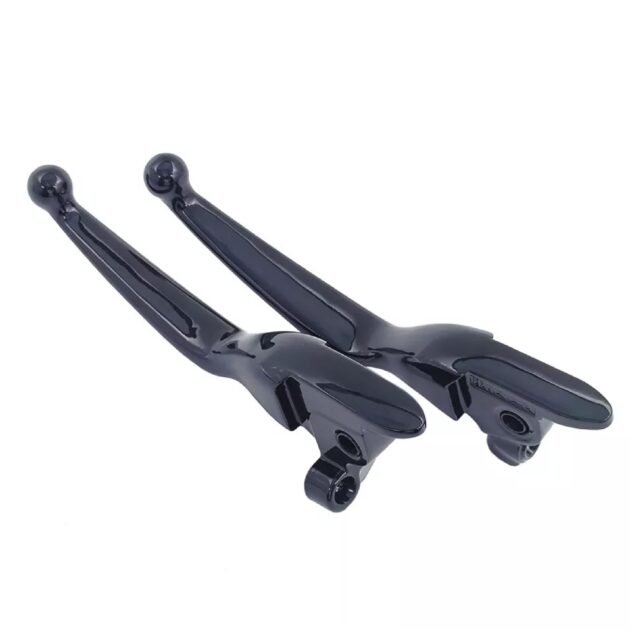 17-20 Touring Harley Brake Clutch Lever Black Glossy - Image 5