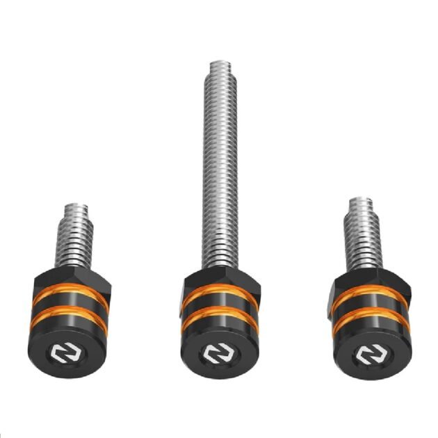 14-23 Street Glide Ultra Glide Windshield Bolt Screws Black Orange - Image 3