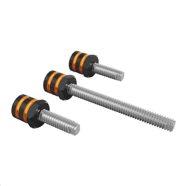 14-23 Street Glide Ultra Glide Windshield Bolt Screws Black Orange - Image 4