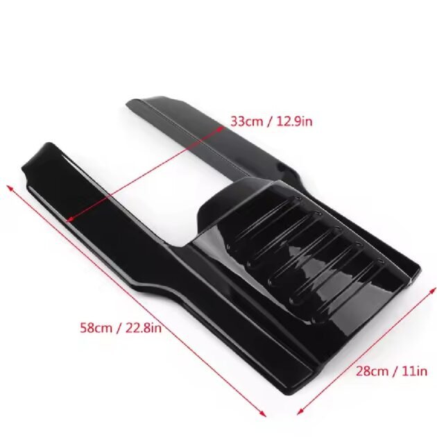 97-08 Touring Harley 7" Fender Extension Black - Image 4