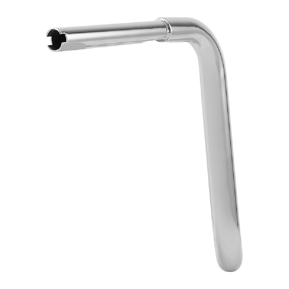 10-12-14" Rise Wide Straight Bar Ape Bar 1.25" Diameter Tube Chrome - Image 2