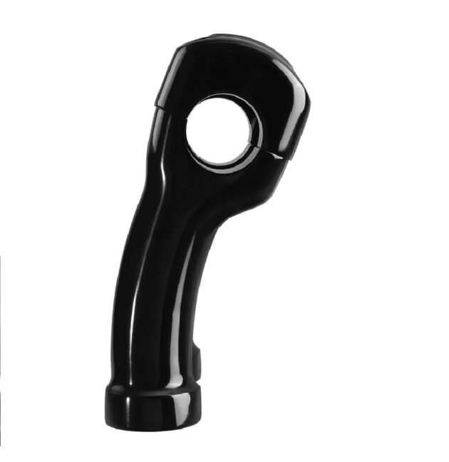 4" Softail M8 Black Handlebar Riser 1.25" Base Mounting - Image 4