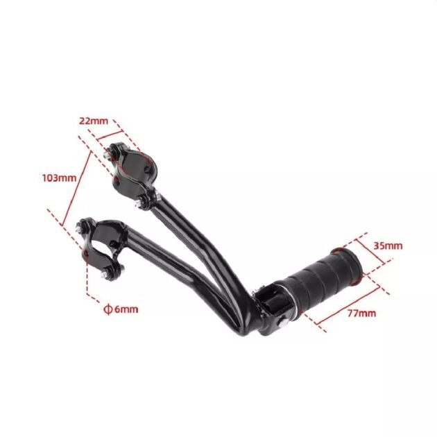 15-23 Kawasaki VN650 Passenger Footrest - Image 3