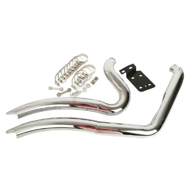 01-17 Softail Drag Pipe Exhaust Chrome