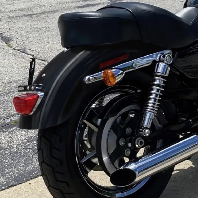 11-Up Sportster Custom 1200 Un-Painted Rear Fender - Image 4