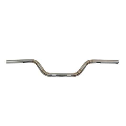 1" Diameter Stainless Tube Handlebar 5" Rise For Harley