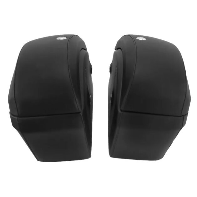 Universal Hard Saddlebag PU Leather Skin With Installation Hardwares Included - Image 3