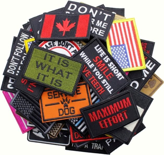 Vest Patches Easy Attachment by Heat Press or Stitch