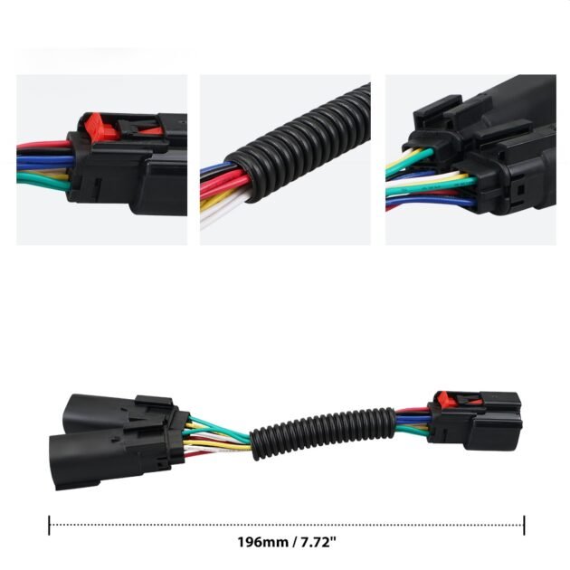 Y-Splitter Harness Adapter 1 Female Input 2 Male Output - Image 3