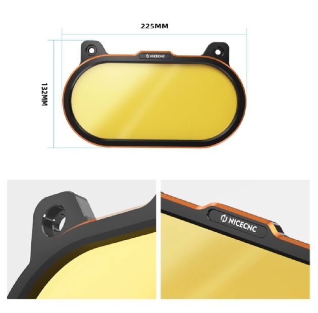 21-24 Sportster S Headlight Grill Lens Amber + White PC - Image 3