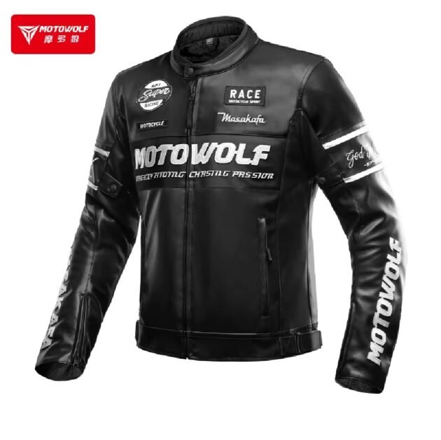 Retro PU Leather Jacket - Image 2