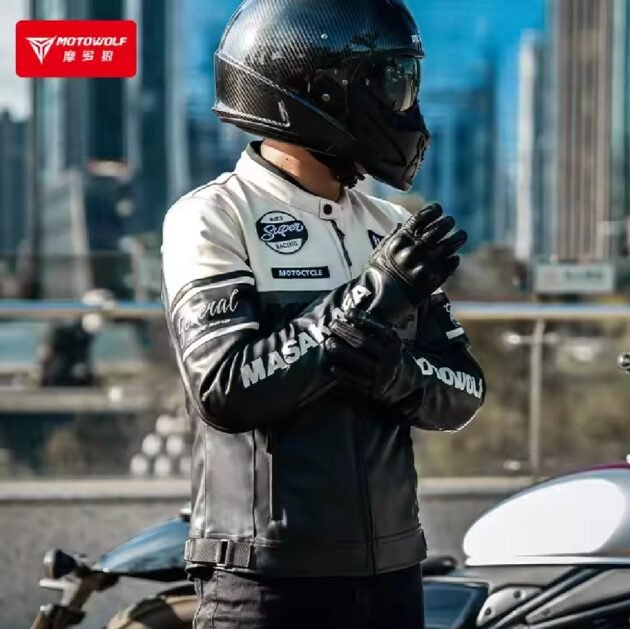 Retro PU Leather Jacket - Image 3