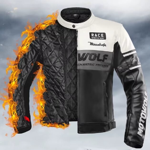 Retro PU Leather Jacket - Image 6